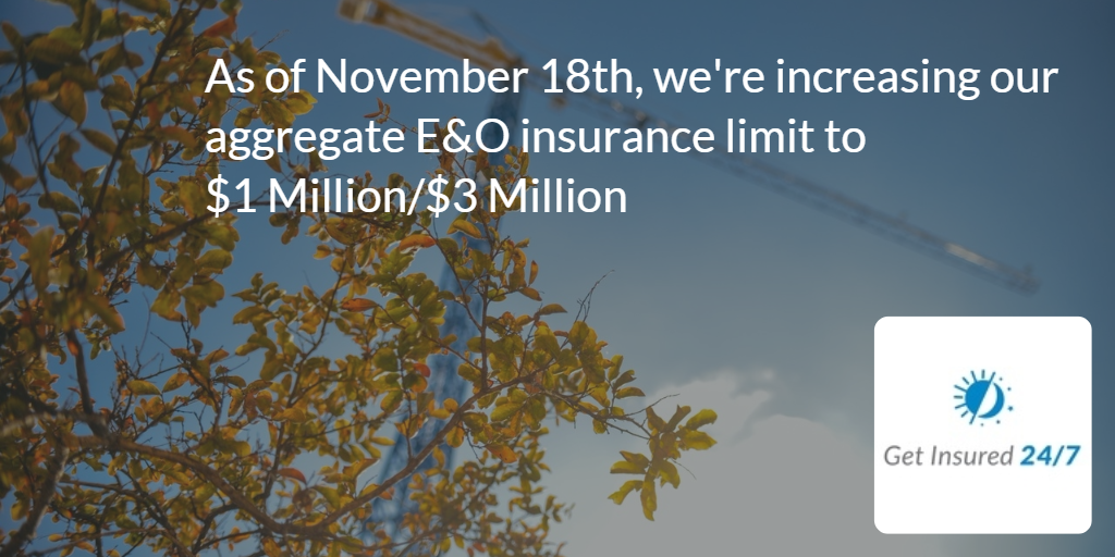 E&O limit updated